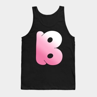 Pink Letter B Tank Top